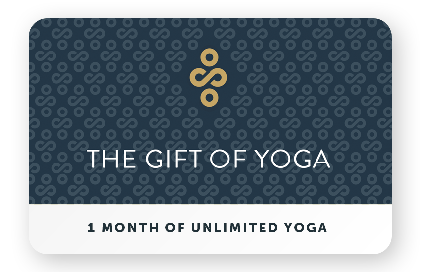 1 month of Unlimited Yoga Gift Card