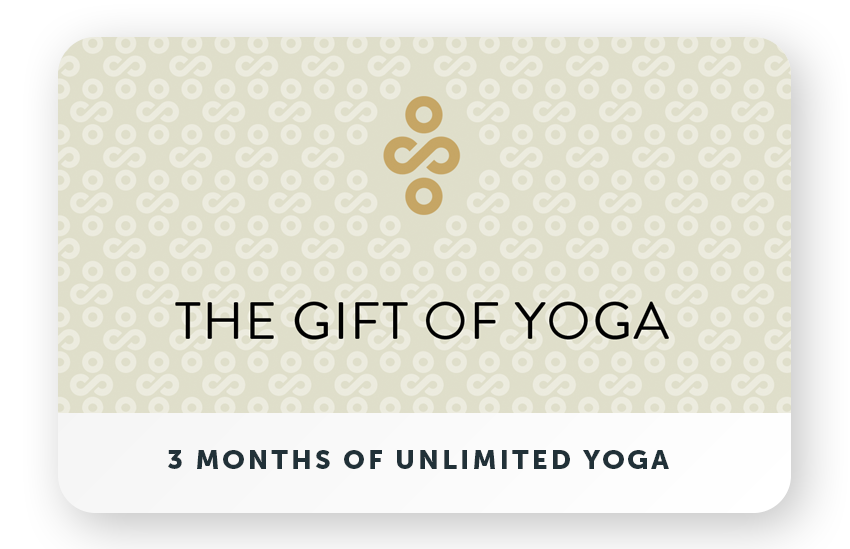 3 Months of Unlimited Yoga Gift Card