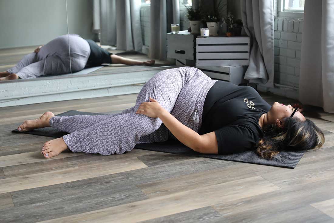 Monica - Slow Flow Stretch Pose